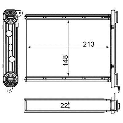 AH259000S Mahle/Behr Wärmetauscher, innenraumheizung