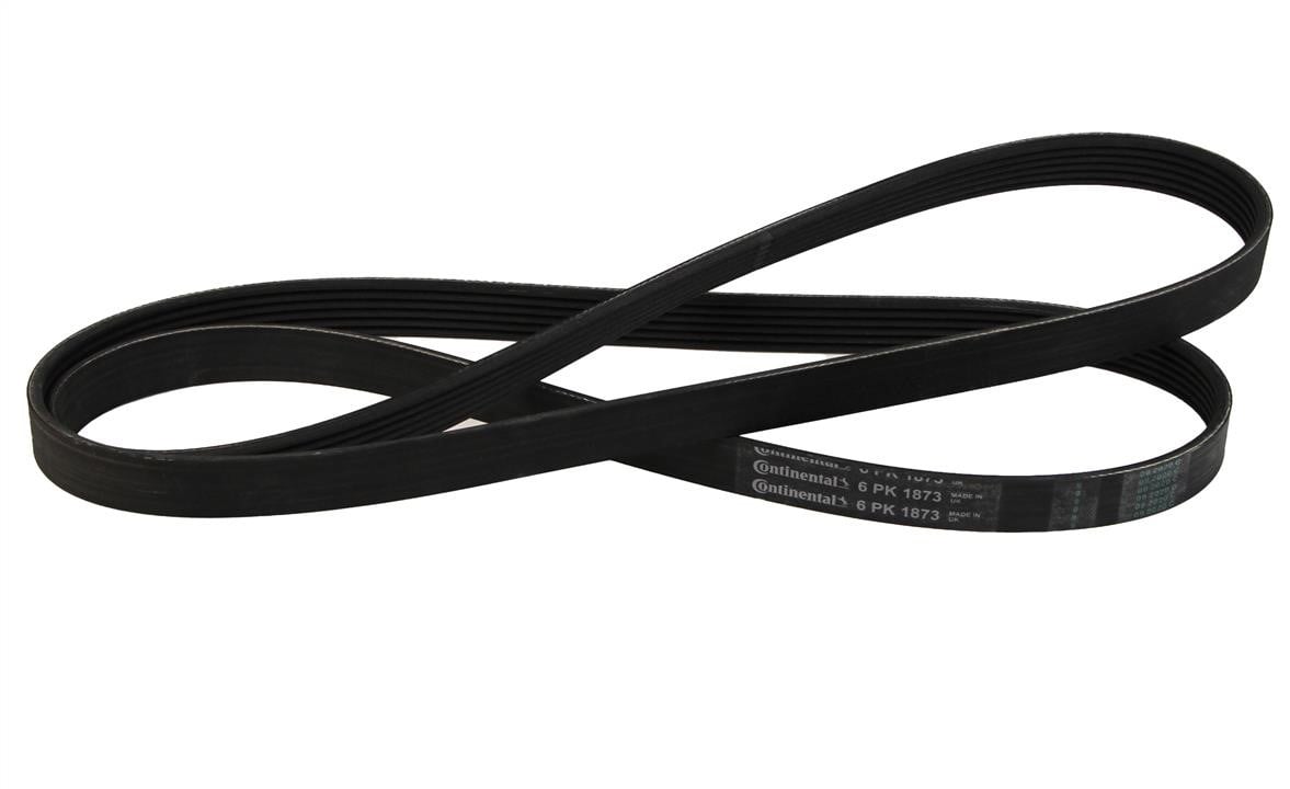 Drive belt Chevrolet Aveo: 6PK1873 Contitech Poly-V belt 6PK1873