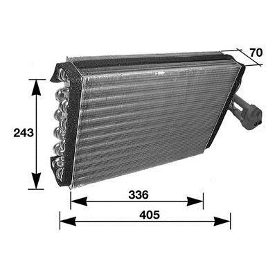 Klimaverdampfer Mercedes C-Class (Mercedes C-Klasse): AE36000S Mahle/Behr Klimaverdampfer
