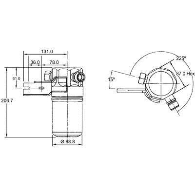 AD42000S Mahle/Behr Osuszacz klimatyzatora