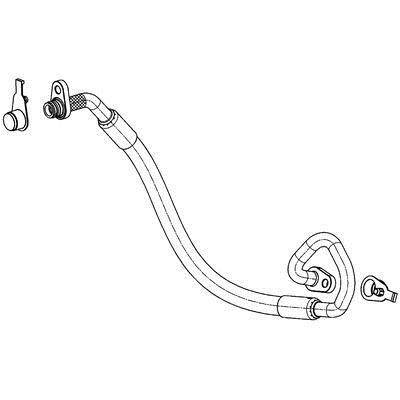 Air con pipe Citroen C5: AP101000P Mahle/Behr High Pressure Line, air conditioning
