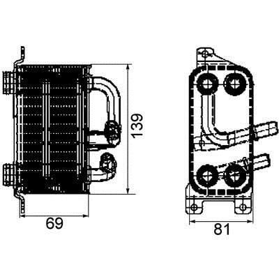 Mahle/Behr Oil cooler – price 527 PLN