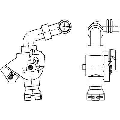 Mahle/Behr Heater control valve – price 323 PLN