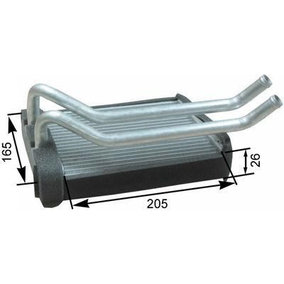 Heater Core Hyundai: AH174000P Mahle/Behr Heat exchanger, interior heating
