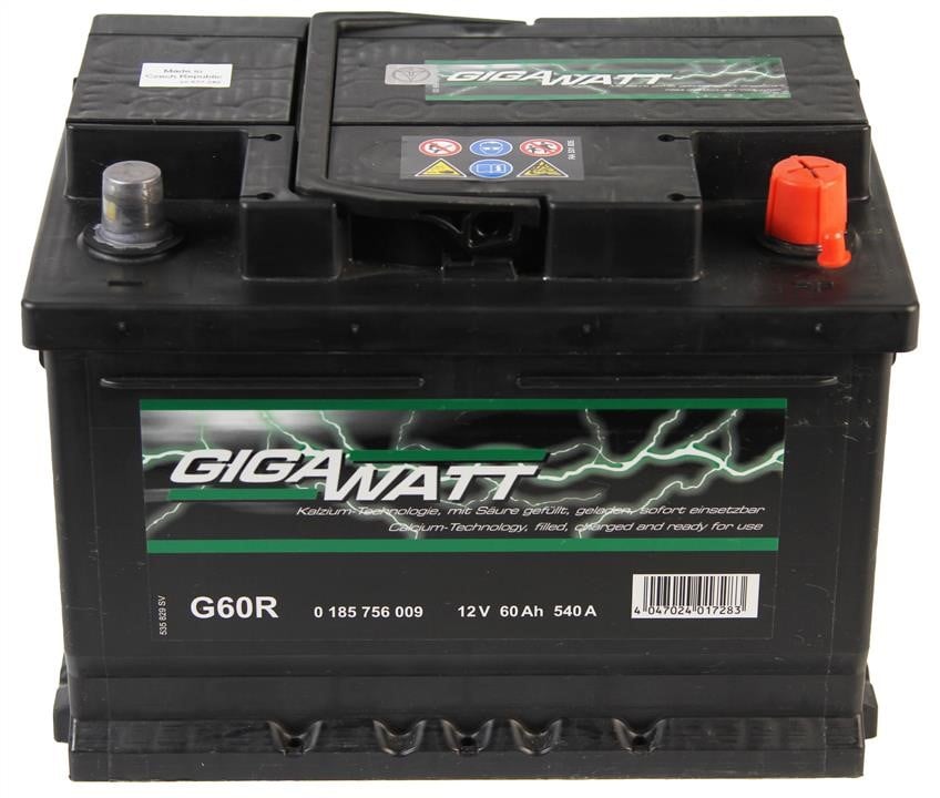 Gigawatt 0 185 756 009 Akumulator Gigawatt 12V 60AH 540A(EN) R+ 0185756009: Dobra cena w Polsce na 2407.PL - Kup Teraz!