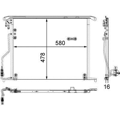 AC334000S Mahle/Behr AC Condenser