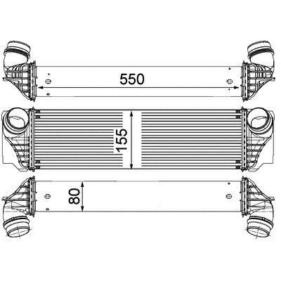 Mahle/Behr Интеркулер – цена 710 PLN