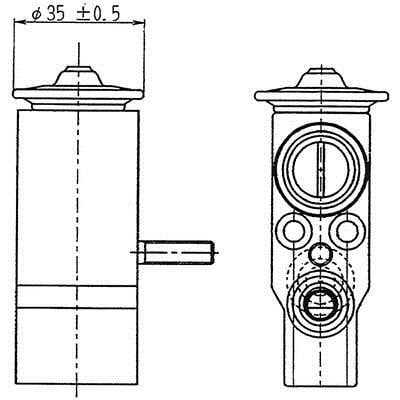 Mahle/Behr Air conditioner expansion valve – price 162 PLN