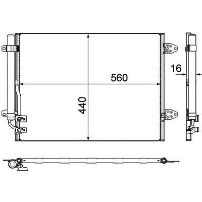 AC733000P Mahle/Behr AC Condenser