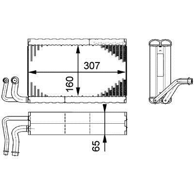 Mahle/Behr Испаритель кондиционера – цена 944 PLN
