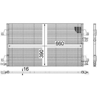 AC366000S Mahle/Behr AC Condenser