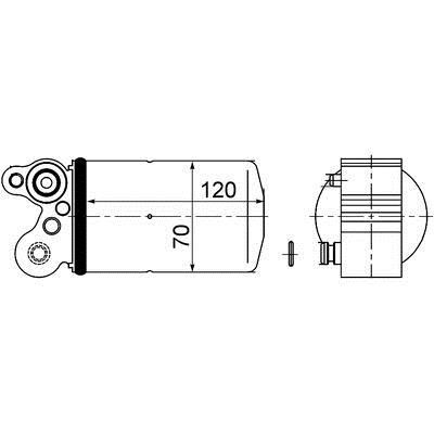 AD101000S Mahle/Behr Trockner, klimaanlage