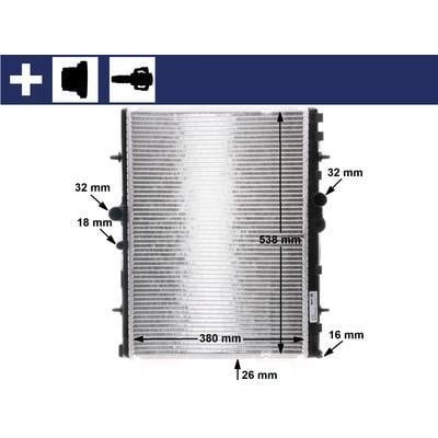 Mahle/Behr Engine cooling radiator – price 444 PLN