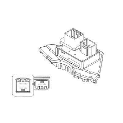 Mahle/Behr Interior heater blower regulator – price 591 PLN