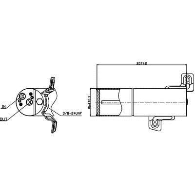 AD90000S Mahle/Behr Trockner, klimaanlage