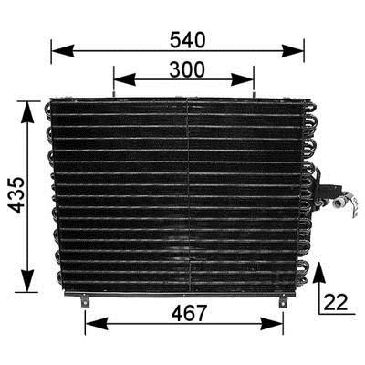 AC166000S Mahle/Behr AC Condenser