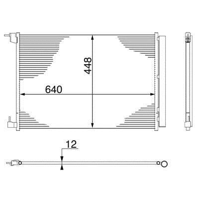 Mahle/Behr Радиатор кондиционера (Конденсатор) – цена 559 PLN