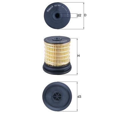 KX397 Mahle/Knecht Топливный фильтр