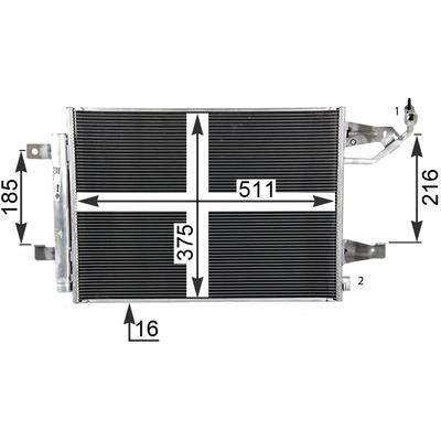 Mahle/Behr Радиатор кондиционера (Конденсатор) – цена 529 PLN