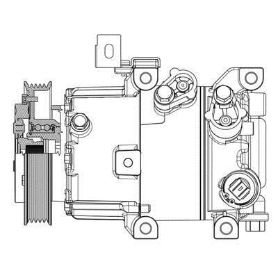ACP631000P Mahle/Behr Kompressor klimaanlage