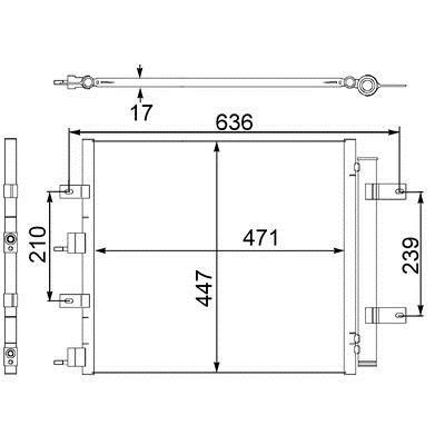 Mahle/Behr Радиатор кондиционера (Конденсатор) – цена 548 PLN