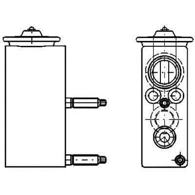 AVE67000P Mahle/Behr Air conditioner expansion valve