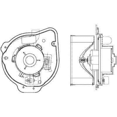 AB135000P Mahle/Behr Innenraumgebläse