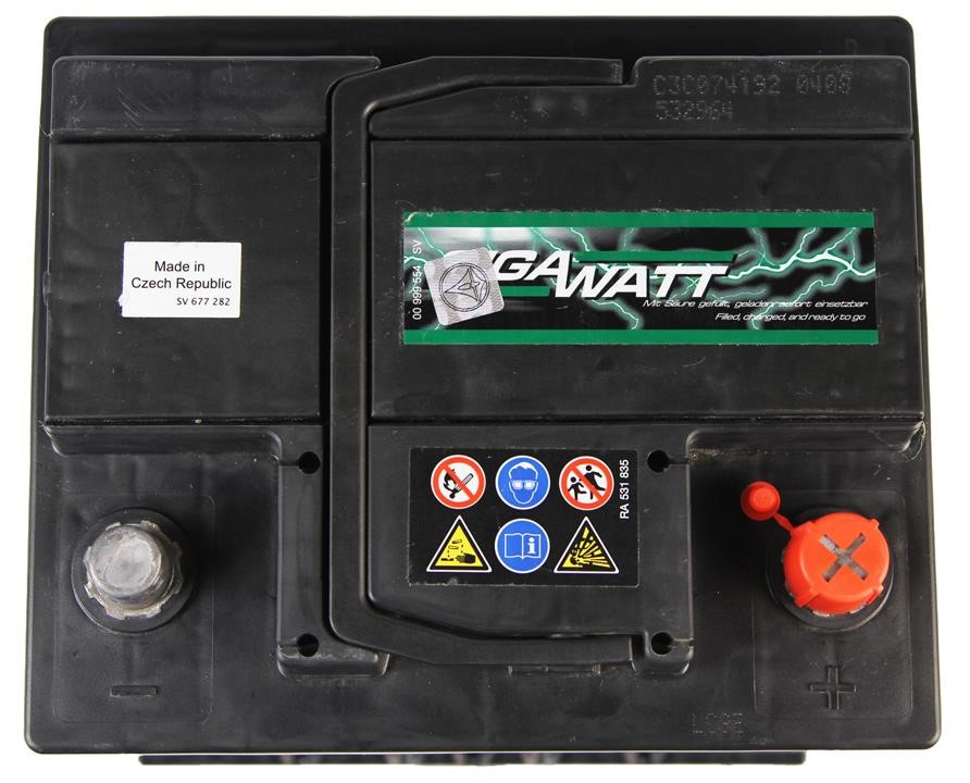 Akumulator Gigawatt 12V 52AH 470A(EN) P+ Gigawatt 0 185 755 200