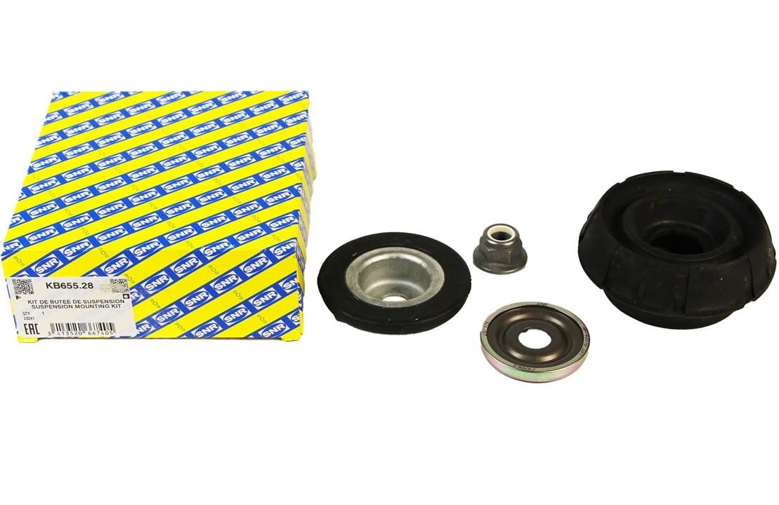 Strut bearing with bearing kit SNR KB65528