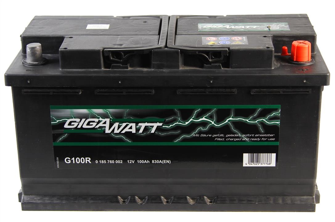 Akumulator Gigawatt 12V 100AH 830A(EN) R+ 0185760002