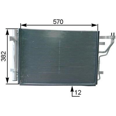 AC442000P Mahle/Behr AC Condenser