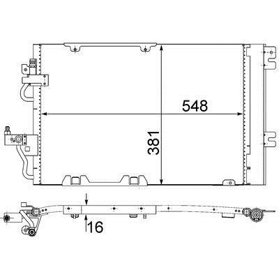 AC378000S Mahle/Behr AC Condenser