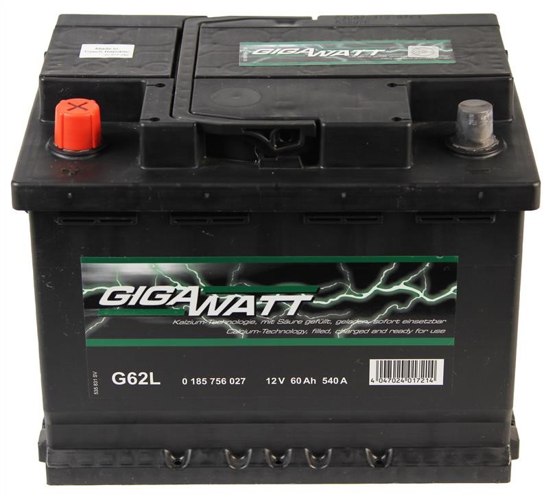 Gigawatt 0 185 756 027 Akumulator Gigawatt 12V 60AH 540A(EN) L+ 0185756027: Dobra cena w Polsce na 2407.PL - Kup Teraz!