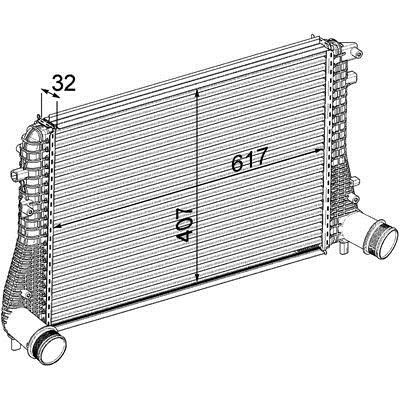 Mahle/Behr Интеркулер – цена 923 PLN