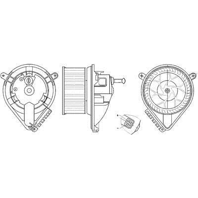AB271000S Mahle/Behr Dmuchawa nawiewu