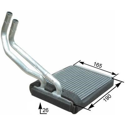 Car heating parts Hyundai Terracan (HP): AH177000P Mahle/Behr Heat exchanger, interior heating