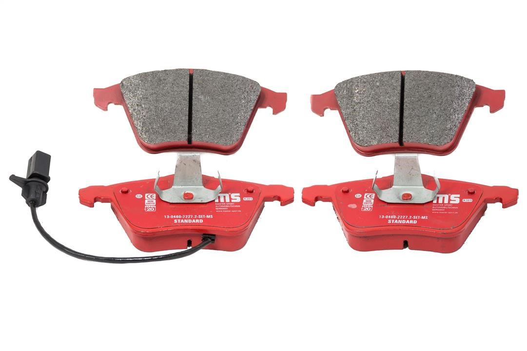 Brake Pad Set, disc brake Master-sport 13-0460-7227-2-SET-MS