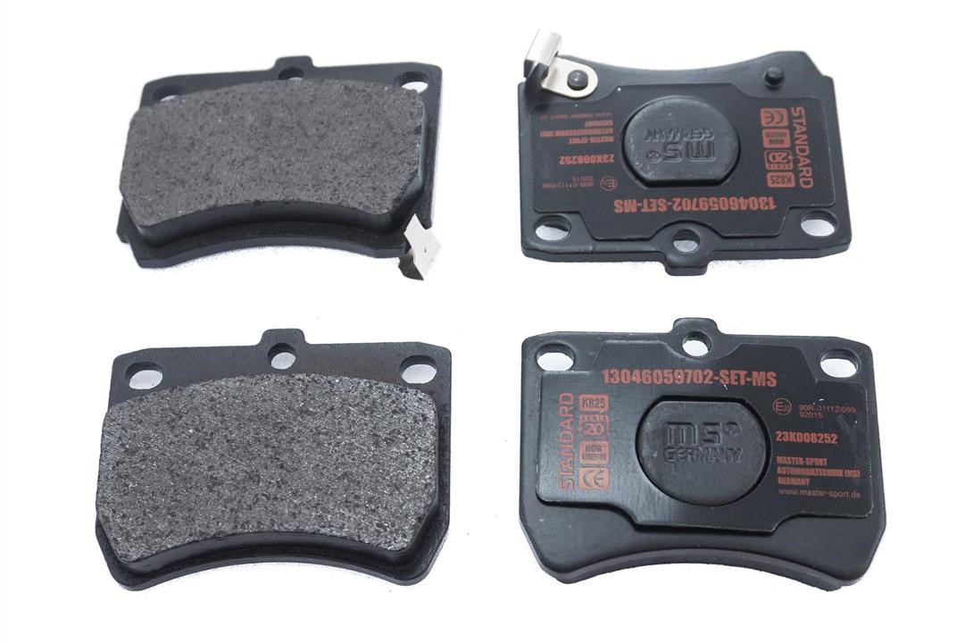 Тормозные колодки дисковые, комплект Master-sport 13046059702-SET-MS