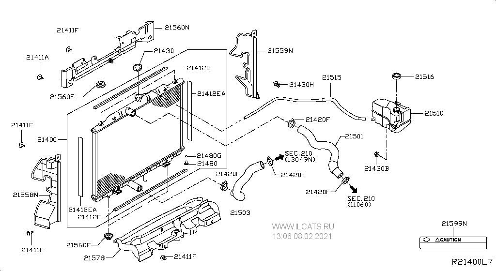 Nissan 21501-4BA0A Kühlmittelanschluss 215014BA0A: Kaufen Sie zu einem guten Preis in Polen bei 2407.PL!