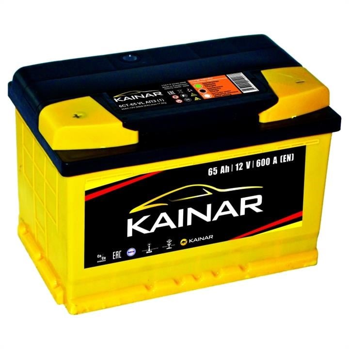 Kainar 065 261 1 120 ЖЧ Battery Kainar 12V 65AH 600A(EN) L+ 0652611120: Buy near me in Poland at 2407.PL - Good price!