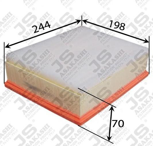 JS Asakashi A0506 Фильтр A0506: Отличная цена - Купить в Польше на 2407.PL!