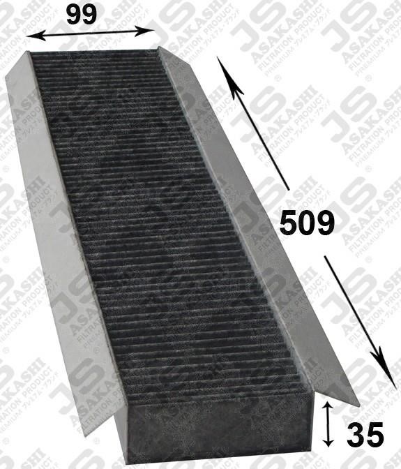JS Asakashi AC0036C Activated Carbon Cabin Filter AC0036C: Buy near me in Poland at 2407.PL - Good price!