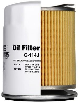 Oil Filter JS Asakashi C114J