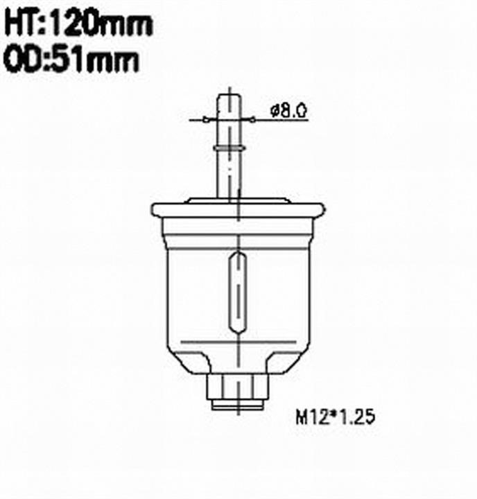 JS Asakashi FS3211 Fuel filter FS3211: Buy near me at 2407.PL in Poland at an Affordable price!