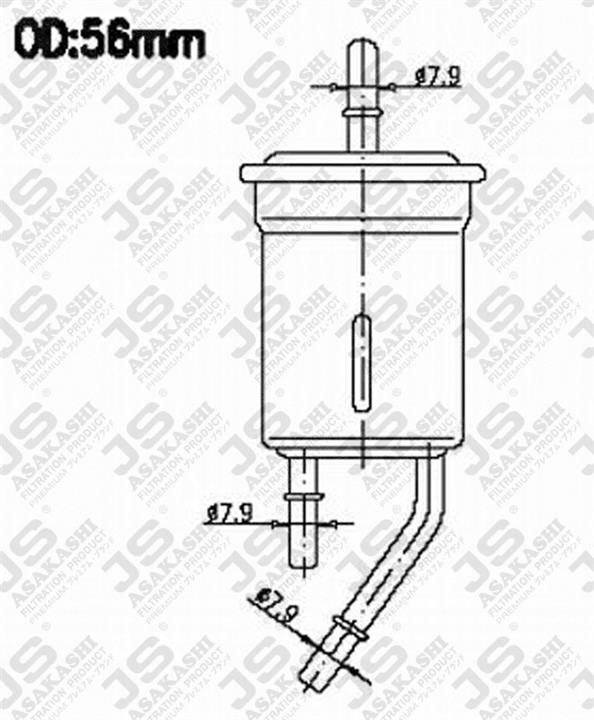 JS Asakashi JN9213 Filtr paliwa JN9213: Dobra cena w Polsce na 2407.PL - Kup Teraz!