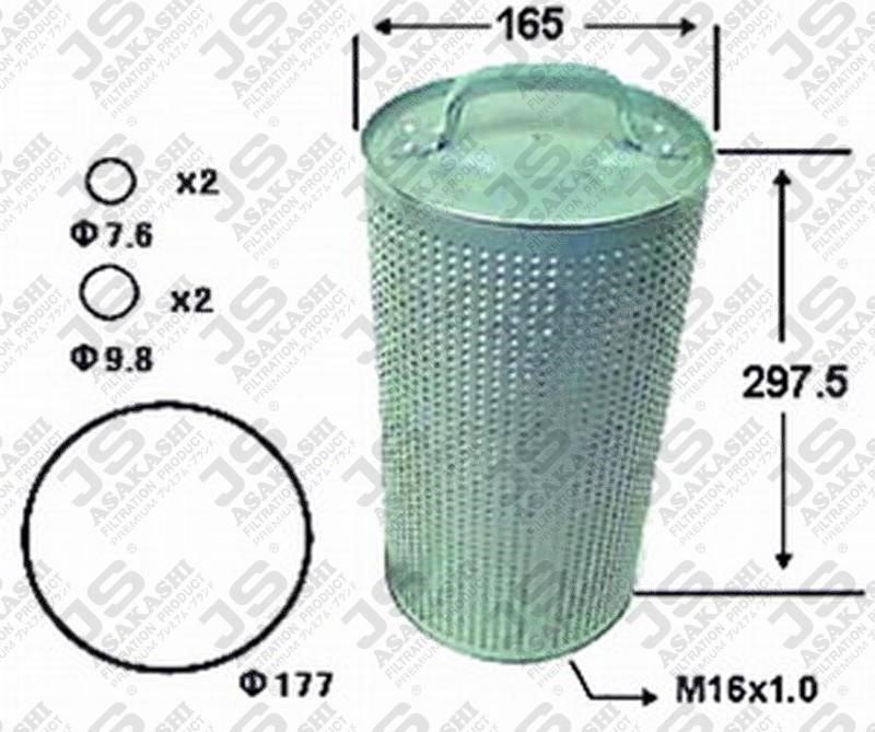 JS Asakashi OE556J Filtr oleju OE556J: Dobra cena w Polsce na 2407.PL - Kup Teraz!