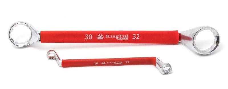 Kingtul KT-202427K Ключ накидний відогнутий на 75° з прогумованим руківям 24х27мм KT202427K: Купити у Польщі - Добра ціна на 2407.PL!