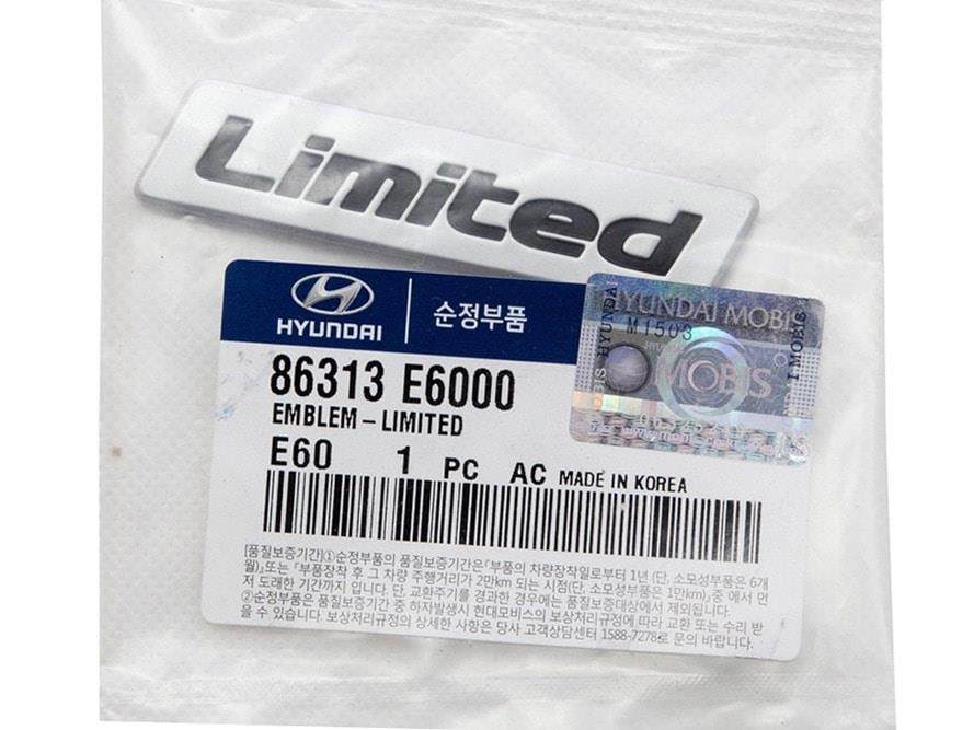 Hyundai/Kia 86313 E6000 Емблема 86313E6000: Приваблива ціна - Купити у Польщі на 2407.PL!