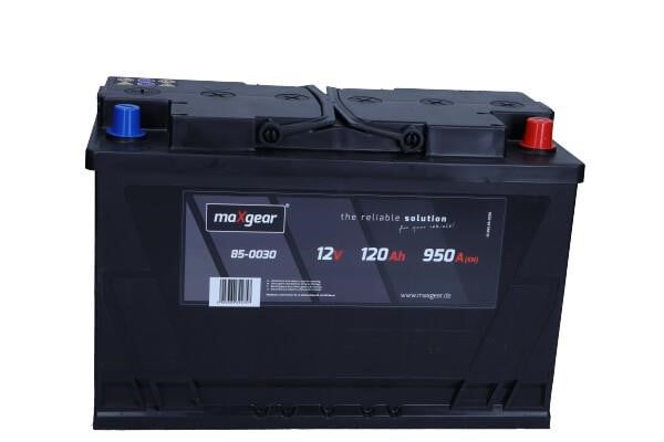 Maxgear 85-0030 Battery Maxgear 12V 120AH 950A(EN) R+ 850030: Buy near me in Poland at 2407.PL - Good price!