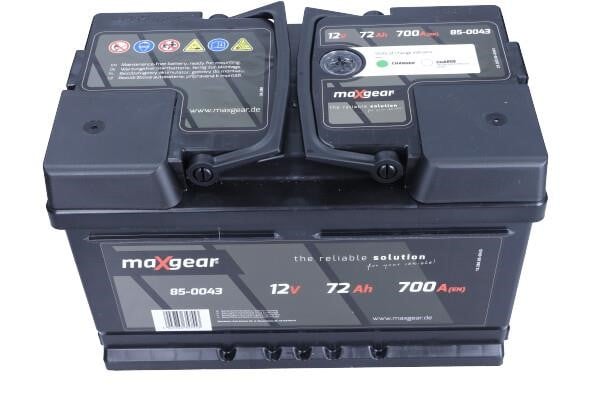 Maxgear 85-0043 Akumulator Maxgear 12V 72AH 700A(EN) R+ 850043: Dobra cena w Polsce na 2407.PL - Kup Teraz!